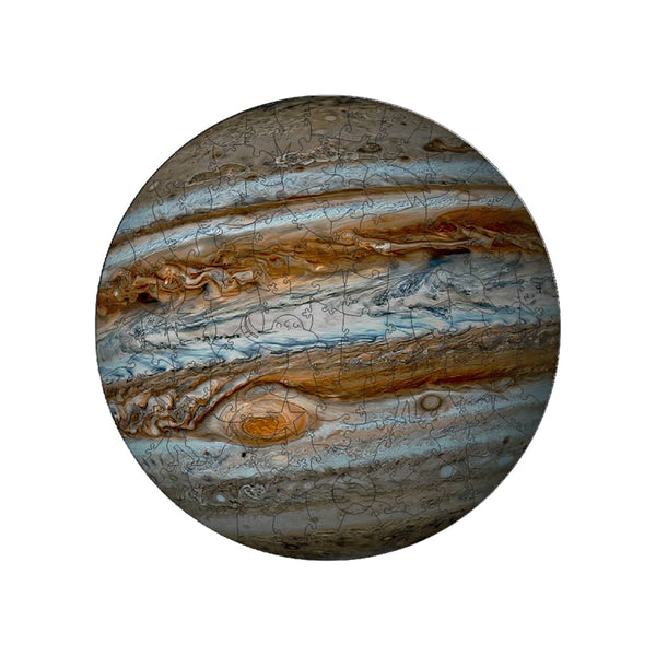 Holzpuzzle Erwachsene Jupiter komplett mit Puzzlerahmen