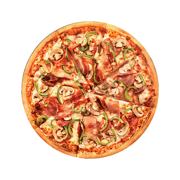 Holzpuzzle Erwachsene Pizza komplett mit Puzzlerahmen